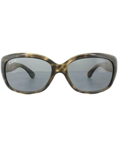 Ray-Ban Butterfly Tortoise Grey Gradient Polarized Sunglasses