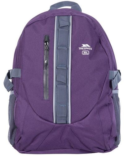 Trespass Deptron Day Backpack Rucksack (30 Litres) - Purple