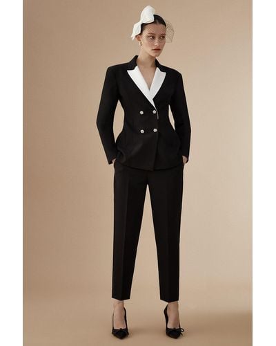Coast Lisa Tan Premium Tailored Trouser - Black