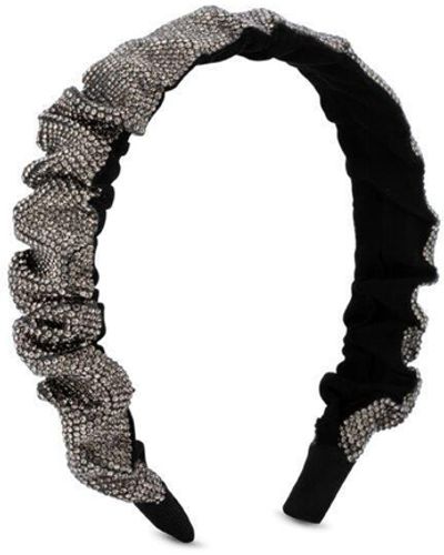 Mood Jet Sparkle Fabric Headband - Black