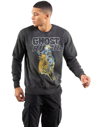 Marvel Ghost Rider Cotton Sweatshirt - Grey