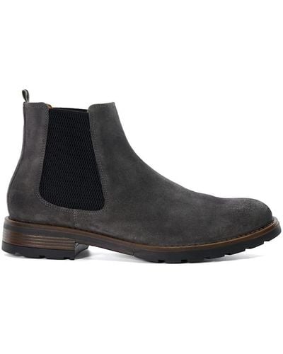 Dune 'chelty' Suede Chelsea Boots - Black