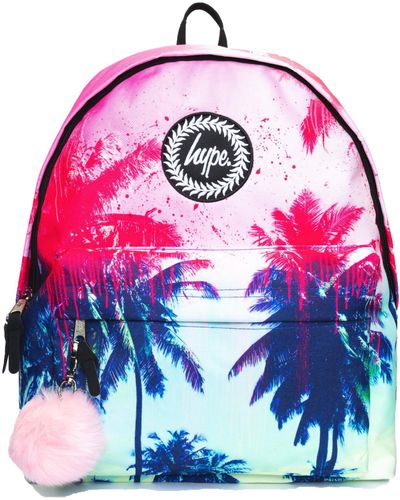 Hype Sunset Strip Drips Backpack - Pink
