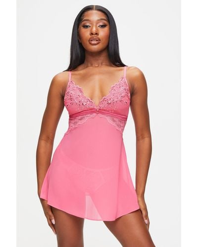 Ann Summers Icon Chemise - Pink