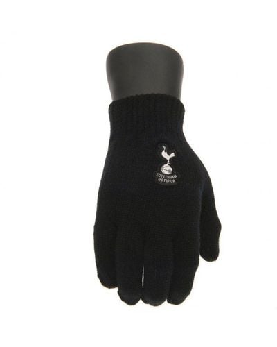 Tottenham Hotspur Fc Knitted Gloves - Black