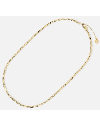 Accessorize Gold-plated Chunky Paperclip Chain Necklace - Metallic