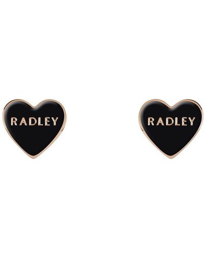 Radley Jewellery Love Letters Fashion Earrings - Ryj1230s - Black