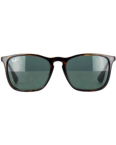 Ray-Ban Round Tortoise & Gunmetal Green Sunglasses