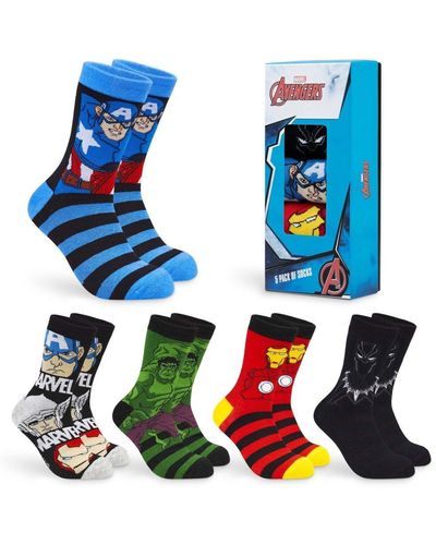 Marvel Avengers5 Pack Socks - Blue