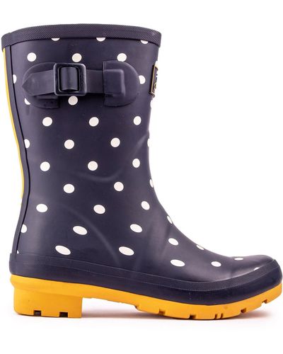Joules Polka Dot Boots - Blue
