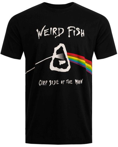 Weird Fish Carp Side Artist T-shirt - Black