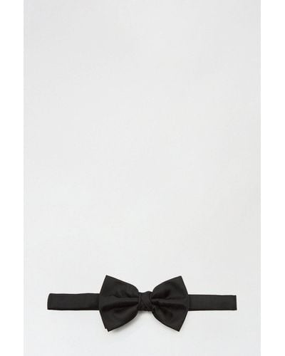 Burton Black Bow Tie - White