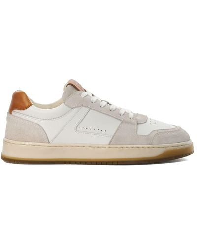 Dune 'tylor' Leather Trainers - White