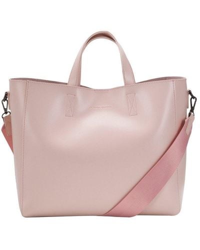 Claudia Canova Landscape Tote Bag With Inner Pouch - Pink