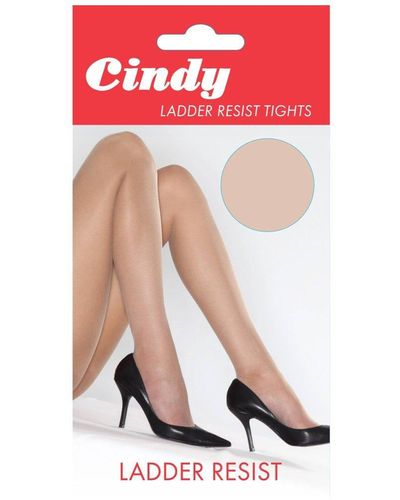 Cindy Ladder Resist Tights (1 Pair) - Red