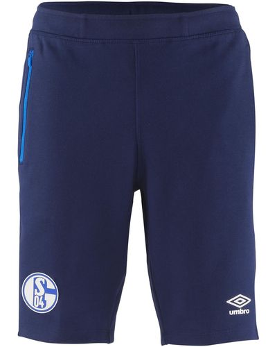 Umbro Fc Schalke 04 Pro Fleece Short - Blue