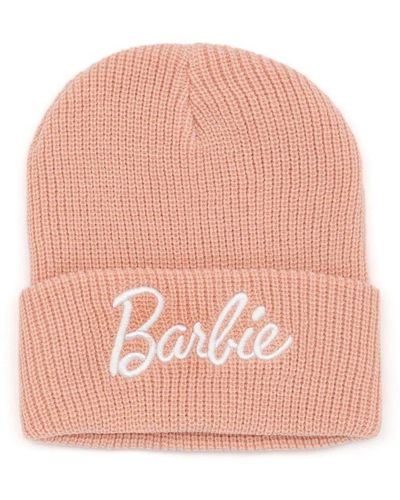 Barbie Embroidered Logo Beanie - Pink