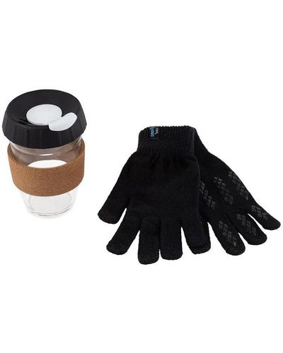 Totes Coffee Cup And Glove Set - Black