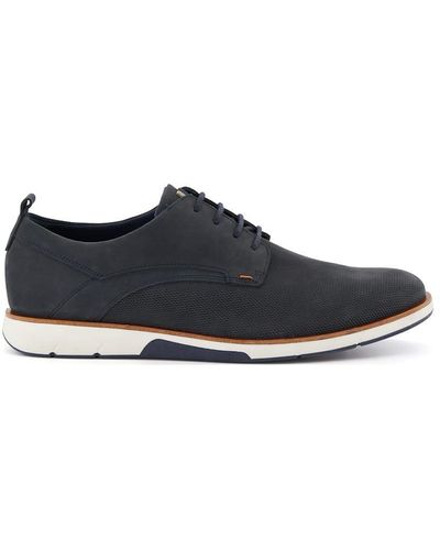 Dune Wide Fit 'barnabey' Casual Shoes - Black