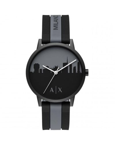 Armani Exchange Stainless Steel Fashion Analogue Quartz Watch - Ax2742 - Black