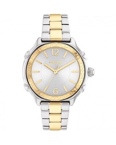 COACH Suzie Stainless Steel Fashion Analogue Quartz Watch - 14503905 - Metallic