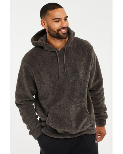 Threadbare frankie Borg Lounge Hoodie in Red for Men Lyst UK