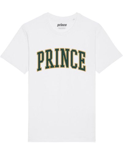 Prince Game T-shirt White Short Sleeve Crew Neck Tee