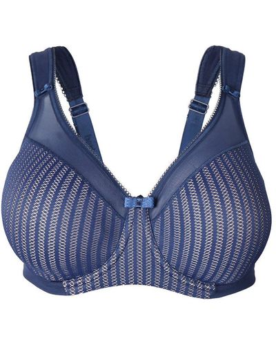 Berlei Beauty Stripe Smoothing Bra - Blue