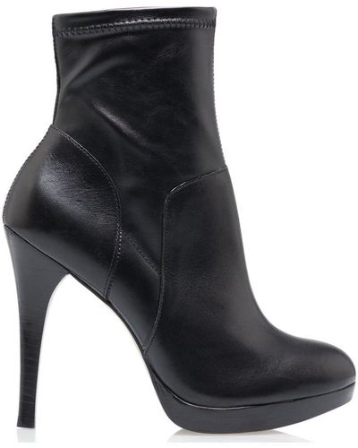 Dune 'orlene' Leather Ankle Boots - Black