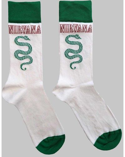 Nirvana Serve The Servants Ankle Socks - Green