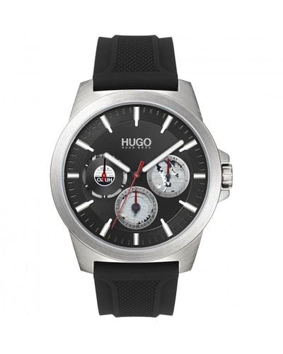 HUGO Twist Stainless Steel Fashion Analogue Quartz Watch - 1530129 - Black