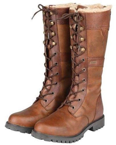 Dublin Yukon Leather Boots - Brown