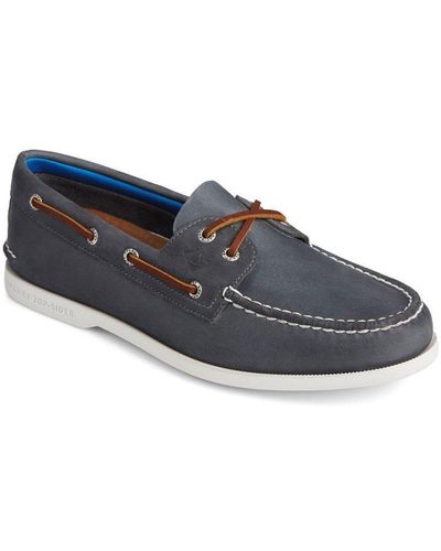 Sperry Top-Sider 'authentic Original Plushwave' Leather Lace Shoes - Blue