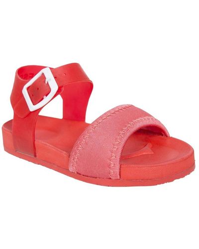 Trespass Rosalie Buckle Sandals - Red