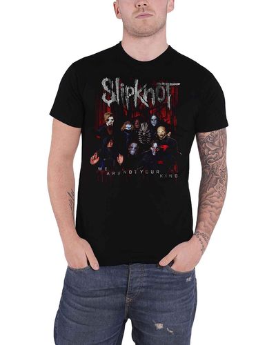 Slipknot We Are Not Your Kind Group Photo T Shirt - Black