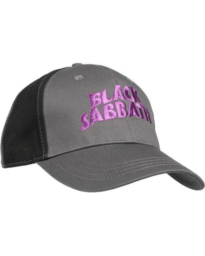 Black Sabbath Wavy Logo Baseball Cap - Black