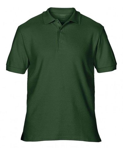 Gildan Double Piqué Polo Shirt - Green