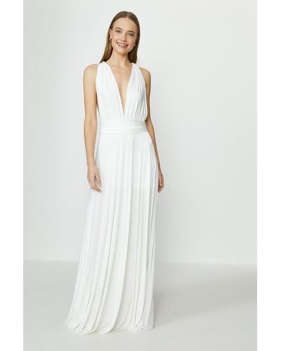 Coast Multiway Maxi Dress - White