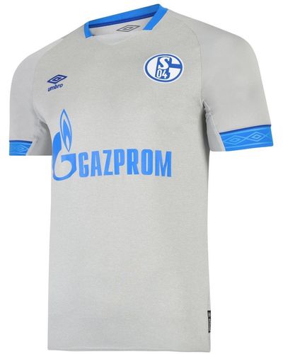 Umbro Fc Schalke 04 Away Short Sleeve Jersey - Blue