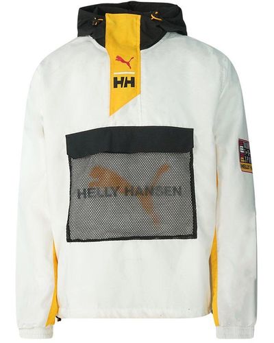 PUMA X Helly Hansen White Pullover Jacket - Grey