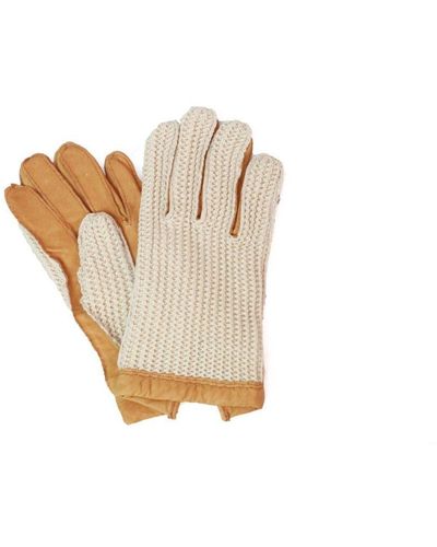 Eastern Counties Leather Crochet Driving Gloves - White