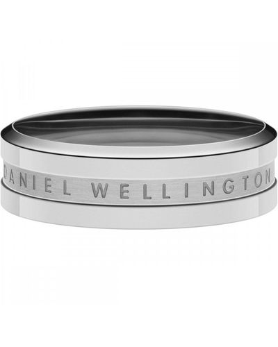 Daniel Wellington Stainless Steel Ring - Dw00400101 - Black