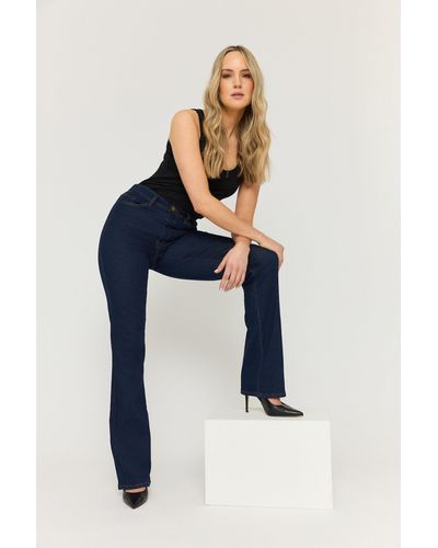 Long Tall Sally Tall Denim Bootcut Jeans - Blue