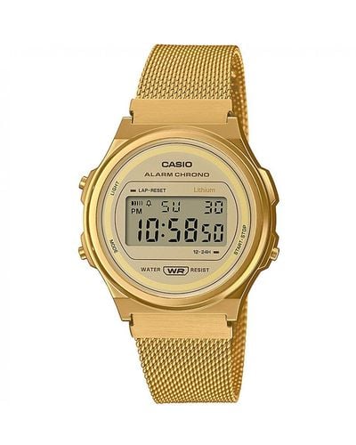 G-Shock Collection Plastic/resin Classic Digital Quartz Watch - A171wemg-9aef - Metallic