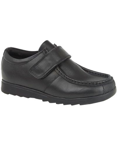 Roamer One Bar Touch Fastening Casual Shoe - Black