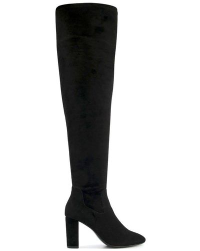 Dune 'syrell' Over The Knee Boots - Black