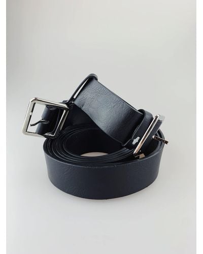 SVNX Pu Leather Double Belt - Blue