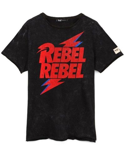 David Bowie Rebel Rebel T-shirt - Red