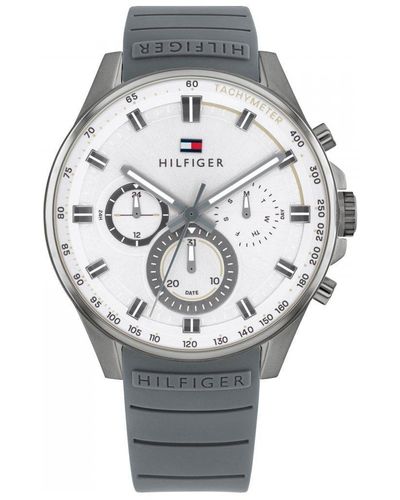 Tommy Hilfiger Max Plated Stainless Steel Classic Analogue Watch - 1791972 - Grey
