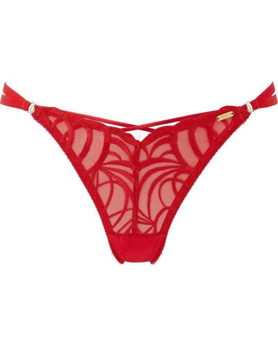 Sexy Sheer Molded Bra Gossard Glossies Fiesta Red- Famous Latvian Made